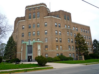 St. Charles Hospital, which was recently converted into senior housing with the help of the River Edge Tax Credit.